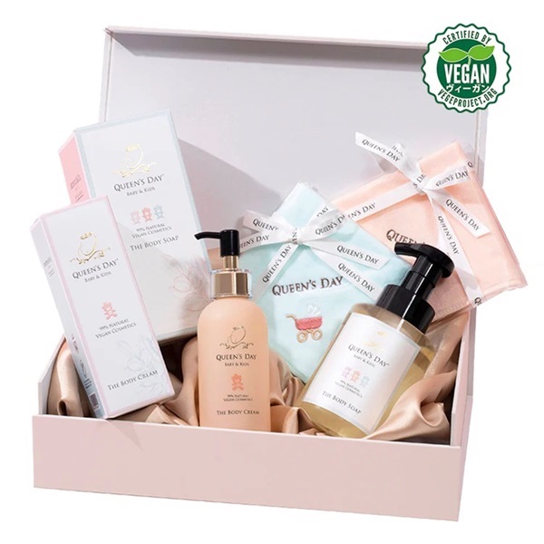 ベビーケア＆ハンドタオル2枚セット EDGE BOX(熨斗なし)