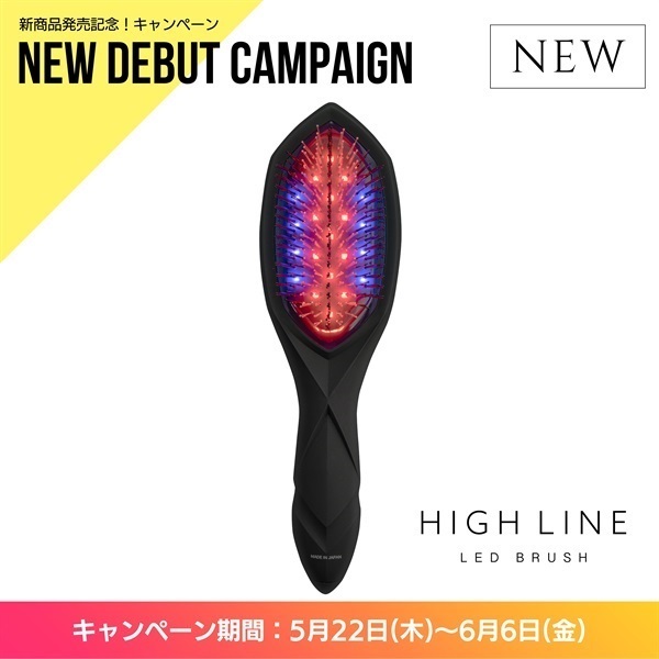 〈キャンペーン対象〉ハイライン ザ LEDブラシ（ブラック）
