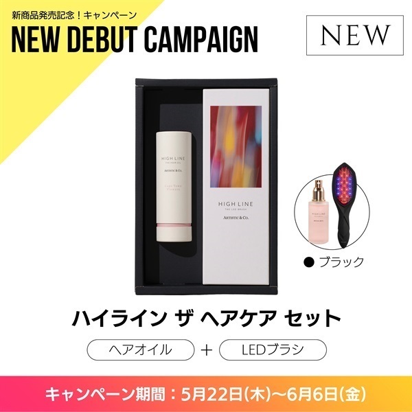 〈キャンペーン対象〉ハイライン ザ LEDブラシ セットボックス（ブラック）