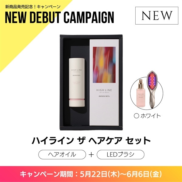 〈キャンペーン対象〉ハイライン ザ LEDブラシ セットボックス（ホワイト）
