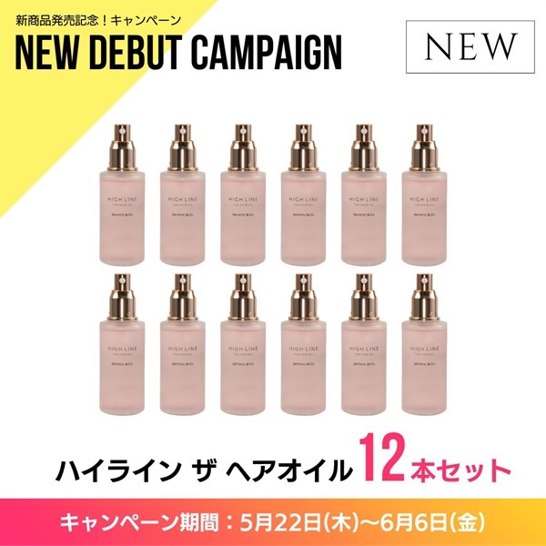 〈キャンペーン対象〉ハイライン ザ ヘアオイル　12本セット