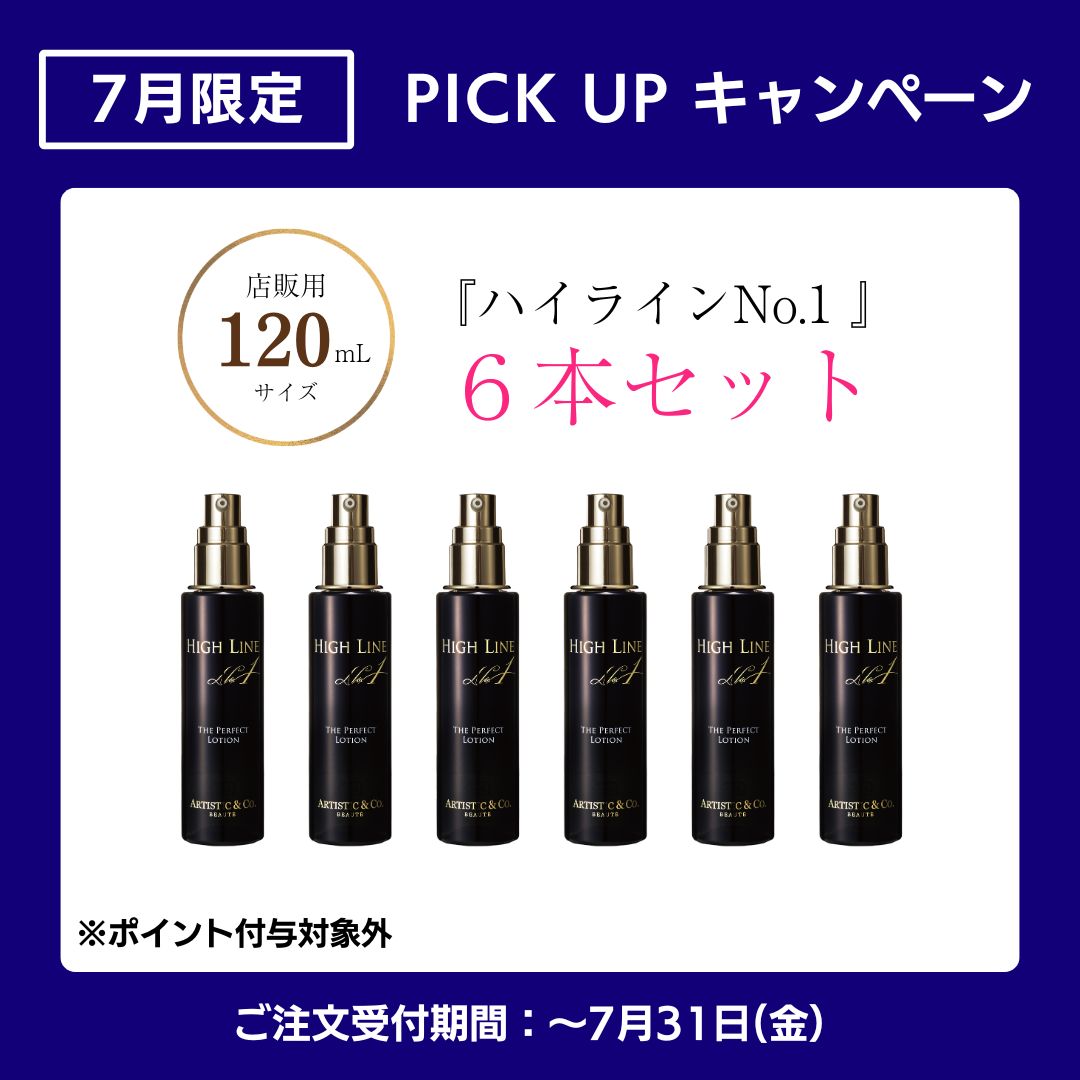 〈7月限定キャンペーン対象〉【6本セット】ハイライン No.1 -120mL- (化粧水)